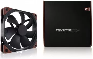 Ventilator për kasë kompjuteri Noctua NF-A14-Industrial PPC-2000 PWM, 14 cm, Zi, Kafe
