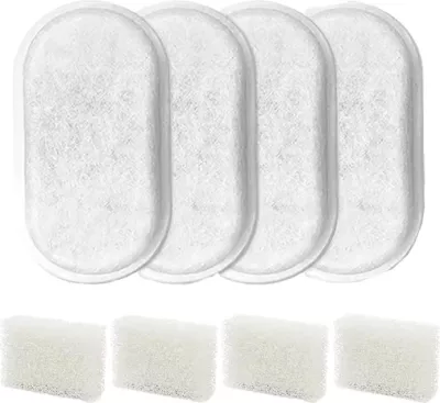 Filter zëvendësues Rojeco RYSJPJHG-LX8 për shatërvan/ene uji 2L, set 4 copë, bardhë