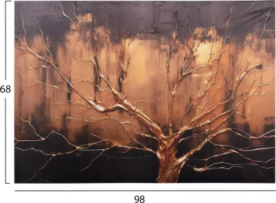 Pikturë muri GOBI FH4861, kanavacë e printuar, 98x2.5x68cm