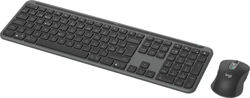 Set tastierë dhe maus Logitech Signature Slim Combo MK950 for Business, grafit