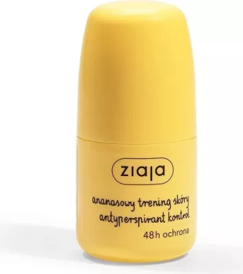 Antiperspirant Roll-On për femra Ziaja Pineapple Skin Training, 60ml
