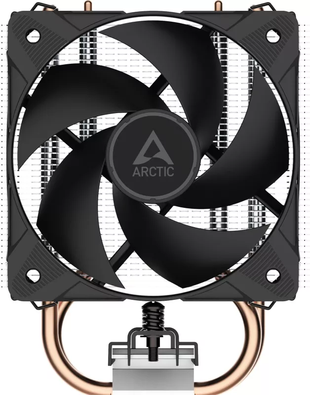 Ftohës ajri për procesor ARCTIC Freezer 8A CO, 2 ventilatorë 10cm, PWM, Socket AM4/AM5, alumini, zi