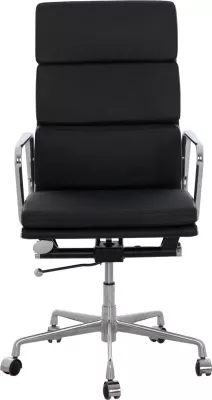 Karrige superiore për zyre me kornizë alumini të zezë FH1172.01 62x70x115 cm
