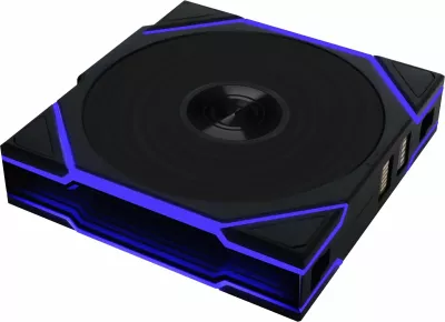 Ventilator kasë PC Lian Li UNI FAN TL Wireless 120mm ARGB PWM, i zi, set 3 copë