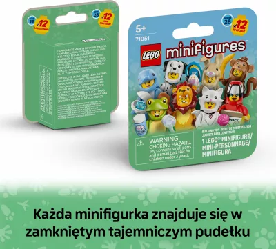 Minifigurë koleksionuese LEGO Minifigures Series 28 Animals 71051, mystery box (1 copë)