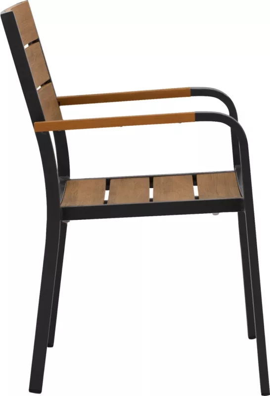 Karrige alumini gri me Polywood FH5127.02 55x56x85 cm