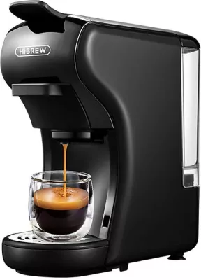 Aparat kafeje kapsulë HiBREW H1A, 1450W, 19 bar, i zi