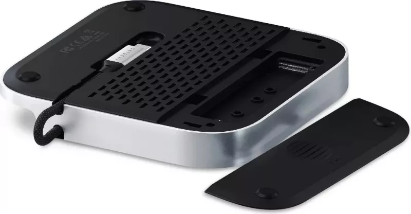 Stand & hub Satechi për Mac Mini M4/M4 Pro, slot SSD M.2 NVMe, silver