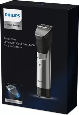 Makinë rroje Philips BT9810/15 për mjekër, me bateri, e zezë