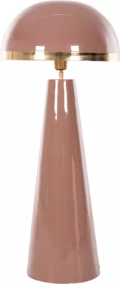 Llambë dyshemeje SMUSH FH4257.06 metalike, ngjyrë salmoni dhe ari, kapak rrotullues Φ36,5x84H cm