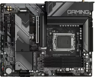 Pllakë amë Gigabyte B650 GAMING X AX V2, Socket AM5, ATX, 4x DDR5, Wi-Fi 6E, E zezë