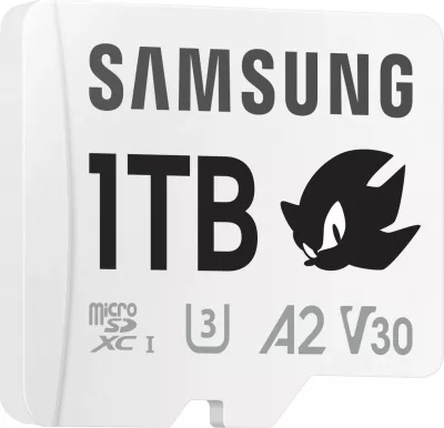 MicroSDXC Samsung 1TB PRO Plus Sonic, Class 10, UHS-I, A2, V30, bardhë