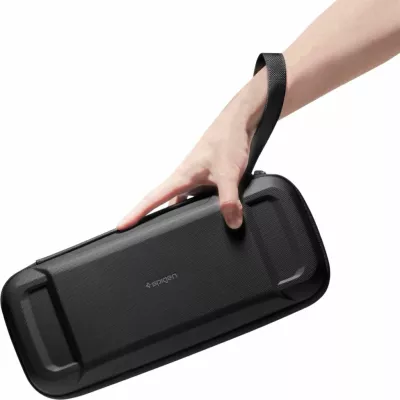 Mbështjellës Spigen Rugged Armor Pro për Sony Playstation Portal, i zi