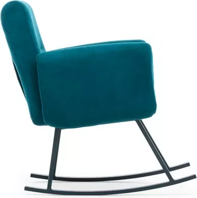 Karrige lëkundëse Atelier del Sofa, Kono, ngjyrë jeshile petrol