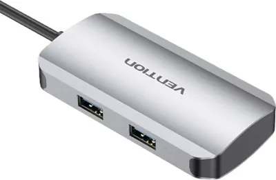 Docking station Vention TNDHB, 3x USB3.0, 2x USB-C, 0.15m, gri