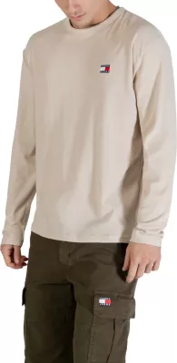Maicë me mëngë të gjata Tommy Hilfiger Jeans DM0DM22668 për meshkuj, bezhë [Madhësia: XXL]