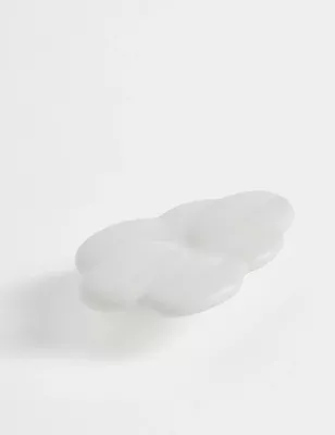 Dorez dekorative në formë reje, porcelan i bardhë, Evila Originals