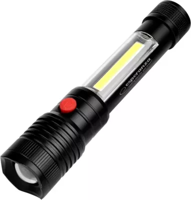 Dritë dore Esperanza EOT069, LED, Alumini, E zezë