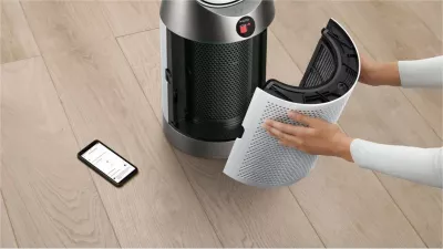 Purifikator ajri Dyson Purifier Cool PC1, HEPA 13, smart, argjendtë
