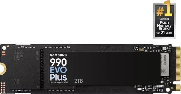 SSD NVMe SAMSUNG 990 EVO Plus MZ-V9S2T0BW 2TB M.2 2280 PCIe 5.0 x2/PCIe 4.0 x4 V-NAND