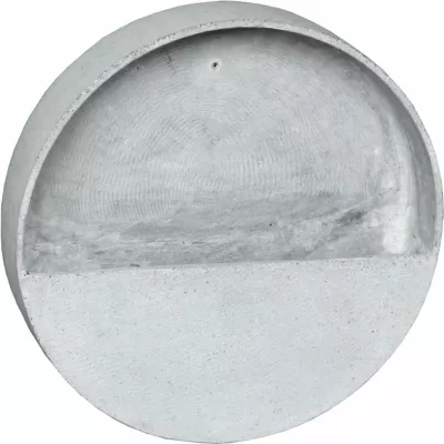 Mbajtës për bimë aromatike në mur, gur i sinterizuar, ngjyrë gri, 30x30x9cm