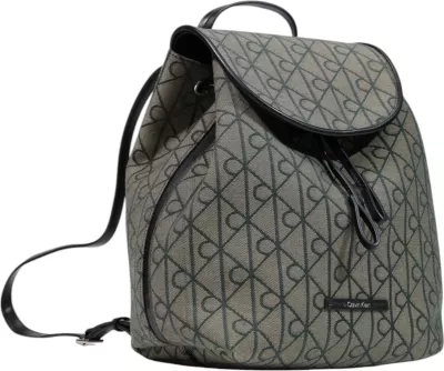 Çantë shpine Calvin Klein LV04F3536G për femra, e zezë-bezhë