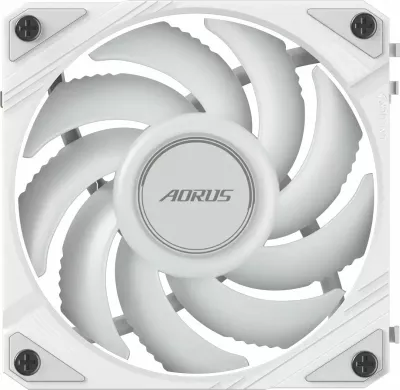 Ventilator kasë PC Gigabyte AORUS EZ Chain Fan 120 Ice GP-ECFAN1201 ICE, 120mm ARGB PWM 4-pin, 2000rpm, i bardhë, 1 copë