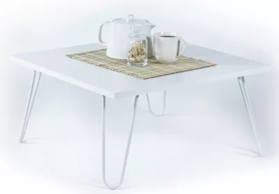 Tavolinë kafeje Sillia FH9180.02 e bardhë 60x60x29Y cm