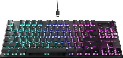 Tastierë Turtle Beach Vulcan TKL AIMO, RGB, Linear, US, e zezë