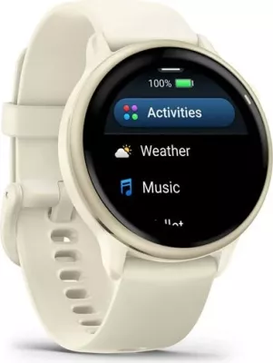 Smartwatch Garmin vivoactive 6 bone lunargold