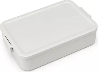 kuti dreke Brabantia 203503 2 L me dizajn bento, ndarës dhe 2 enë, gri e çelët