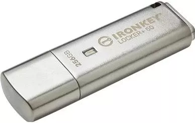 USB Kingston IronKey Locker+ 50, 256GB, argjendtë