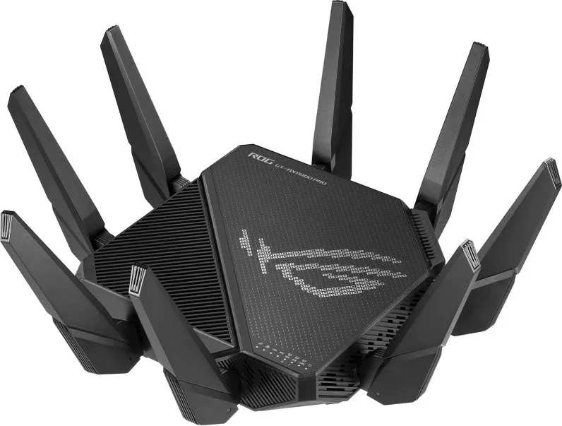 Router ASUS ROG Rapture GT-AX11000 Pro, Wi-Fi 6, Tri-band, Ethernet LAN, E zezë