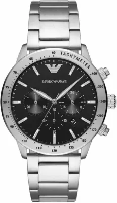 Orë dore për meshkuj Emporio Armani, argjend