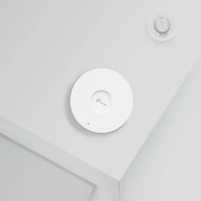 Access Point TP-Link EAP650 Wi‑Fi 6 AX3000 Dual-Band PoE+ i bardhë