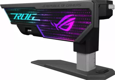 Mbajtës për kartel grafike Asus ROG Herculx 90DA0020-B09000, 72-128 mm, ARGB, i zi