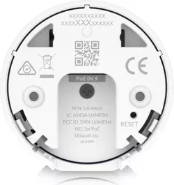 Access point Ubiquiti U6-Mesh, 4800 Mbit/s, 2.4 - 5 GHz, i bardhë