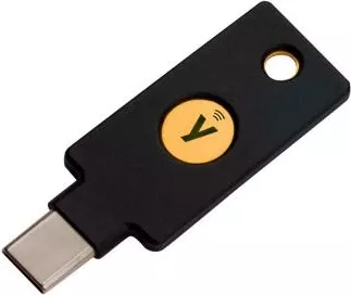 Çelës sigurie, Yubico YubiKey 5C NFC FIPS, USB-C dhe NFC, i certifikuar FIPS, i zi